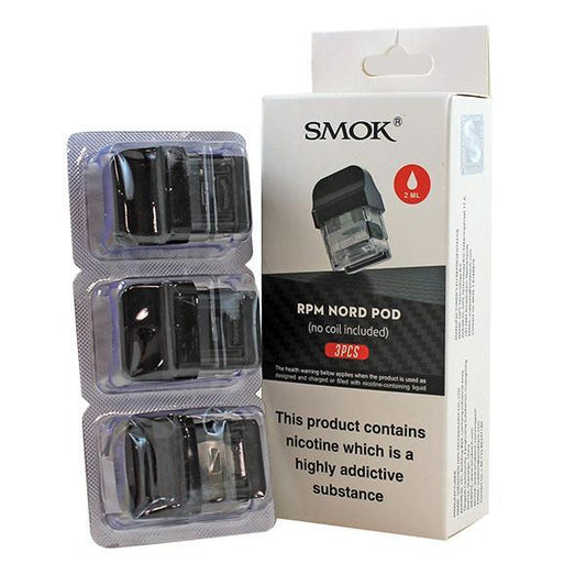 Nord 2 Replacement Pods by Smok -No Coil- (Pack of 3)