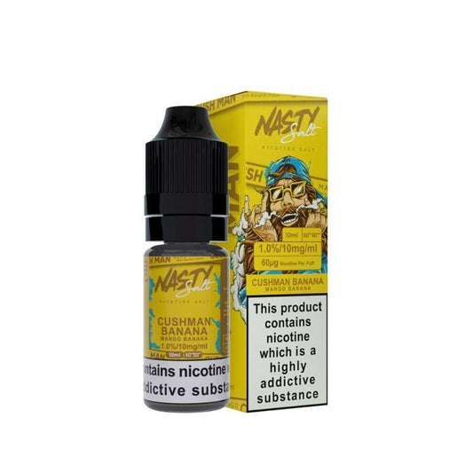 Cush Man Banana by Nasty Juice Salts - 10ml -Nic Salt