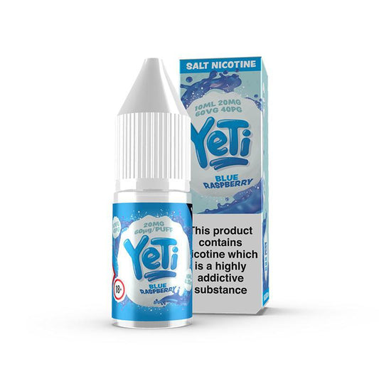 Blue Raspberry Ice by YeTi Eliquids - 10ml - 20mg - Nic Salt (C15-3)