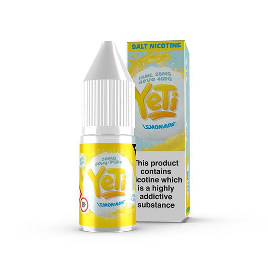 Lemonade Ice by YeTi Eliquids - 10ml - 20mg - Nic Salt (C19-3)