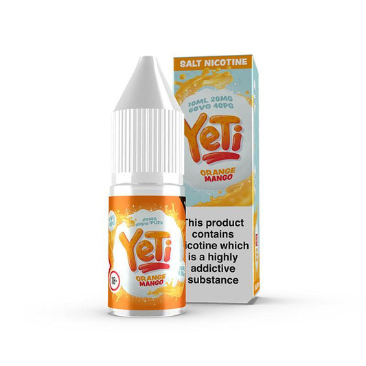 Orange Mango Ice by Yeti Eliquids - 10ml - 20mg - Nic Salt (C12-3)