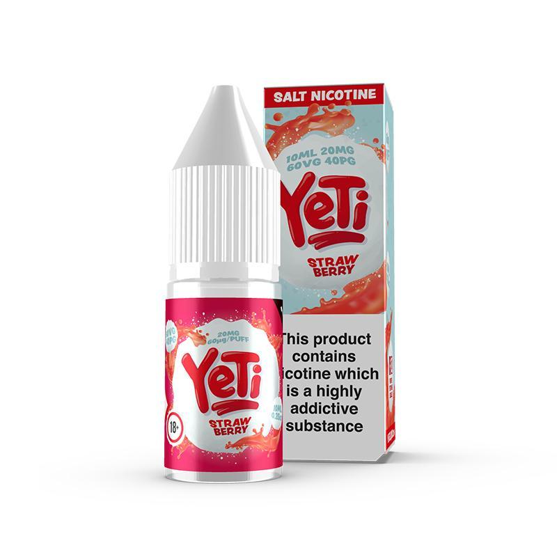 Strawberry Ice by Yeti Eliquids - 10ml - 20mg - Nic Salt (C17-3)